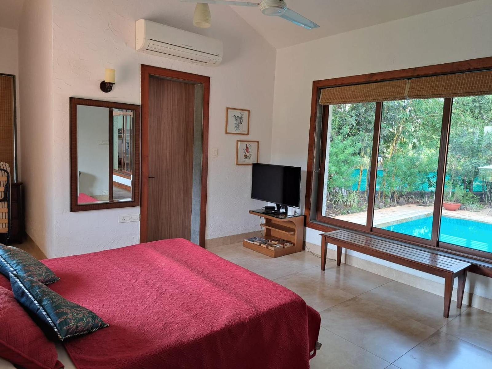 Casa Blanca 3Bhk W/Pool Near Mandwa, Alibaug Villa Alībāg Ngoại thất bức ảnh