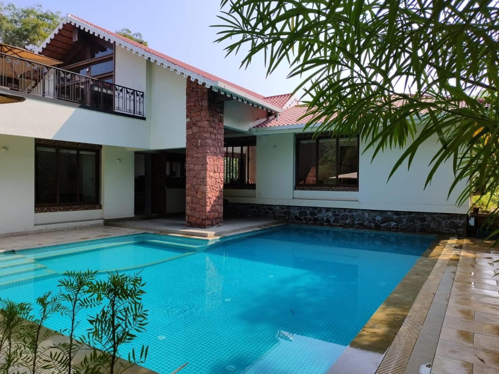 Casa Blanca 3Bhk W/Pool Near Mandwa, Alibaug Villa Alībāg Ngoại thất bức ảnh