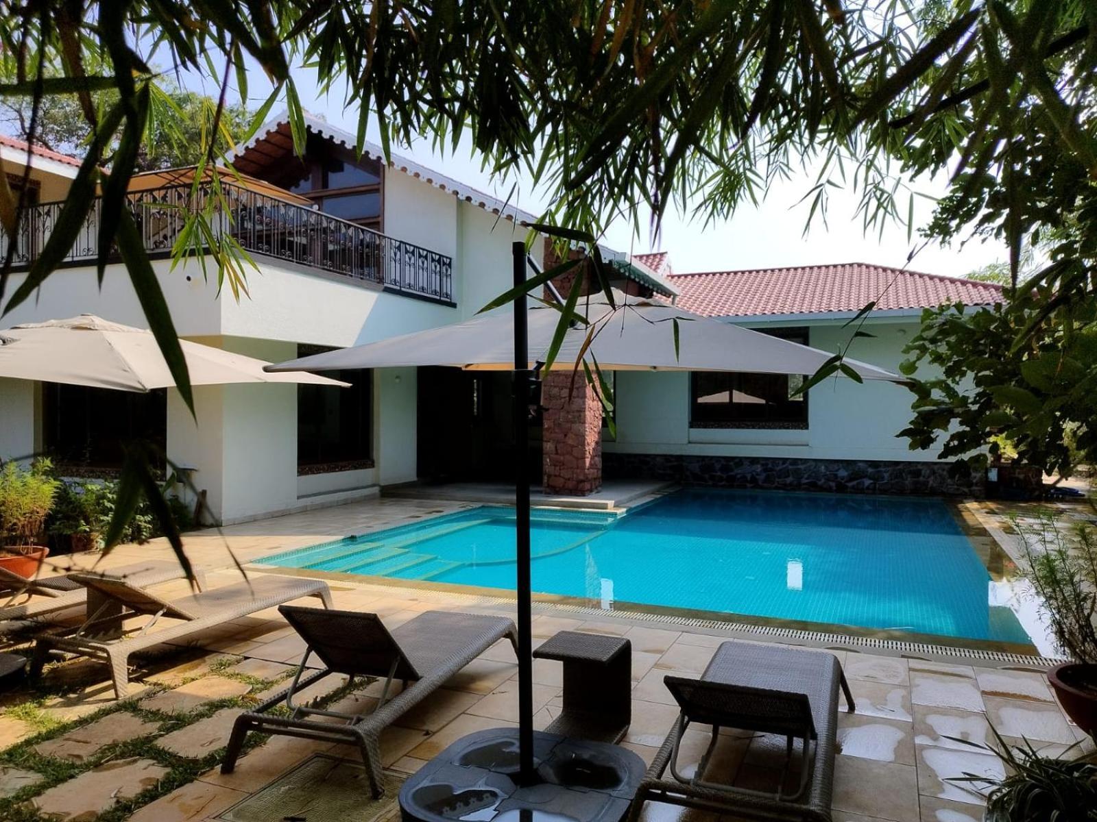 Casa Blanca 3Bhk W/Pool Near Mandwa, Alibaug Villa Alībāg Ngoại thất bức ảnh